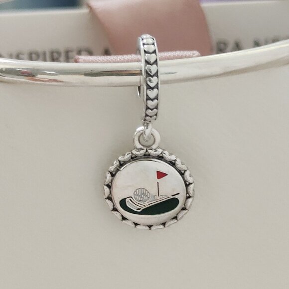 Pandora Augusta Georgia Dangle Charm Bracelets Pendant S925 Silver with box - Picture 1 of 7